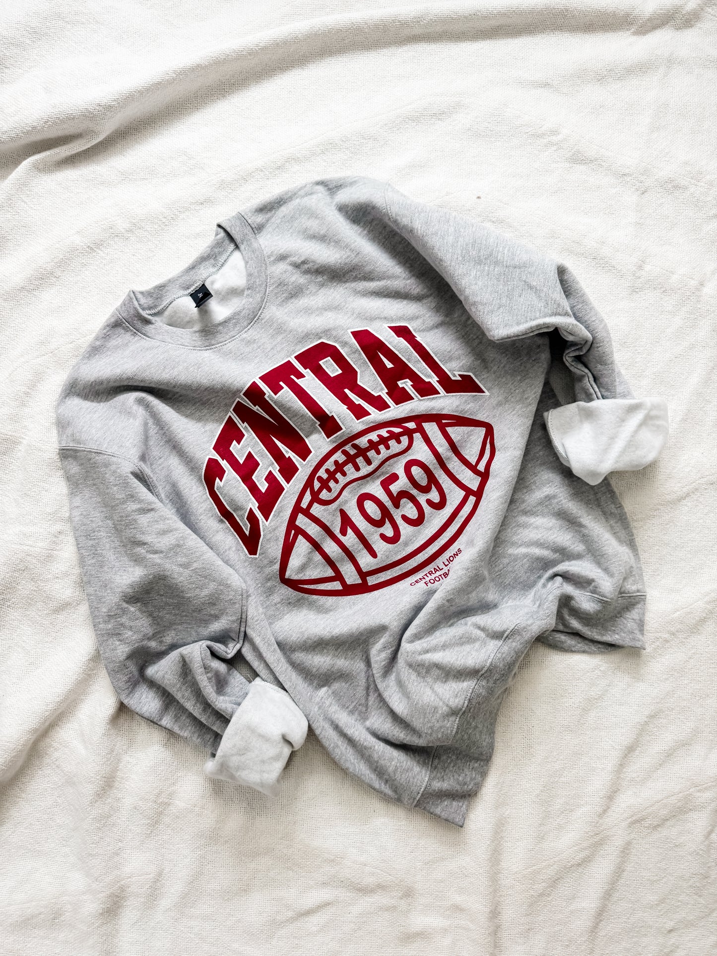 CENTRAL Gray Football Sweatshirt