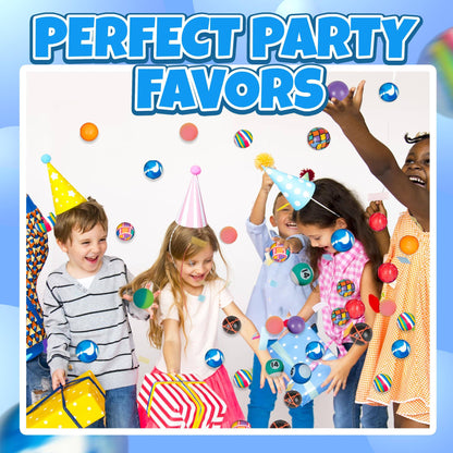 Bedwina 1" High Bounce Balls Assorted Colors Pack of 1000