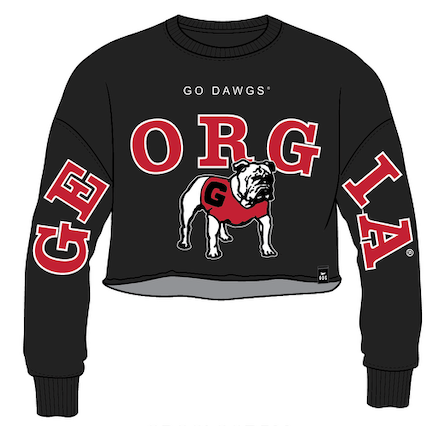 Georgia Phipp Sequin Crop LS