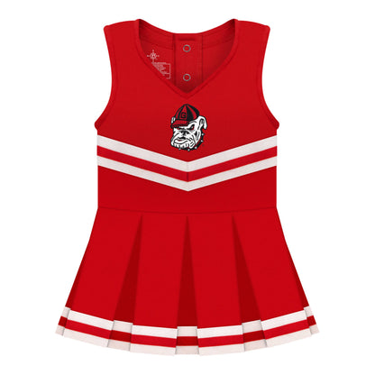 Georgia Bulldogs Cheer Dress Bodysuit