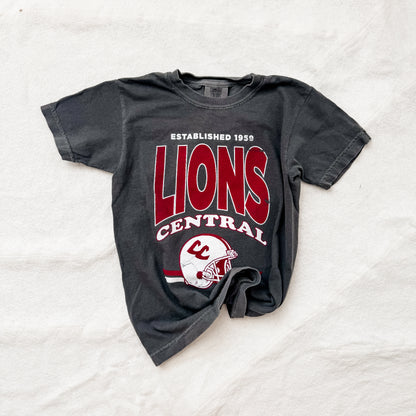 Central LIONS football tee