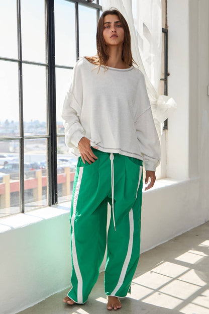 IP5540 Windbreaker Pants With Contrast Stripe