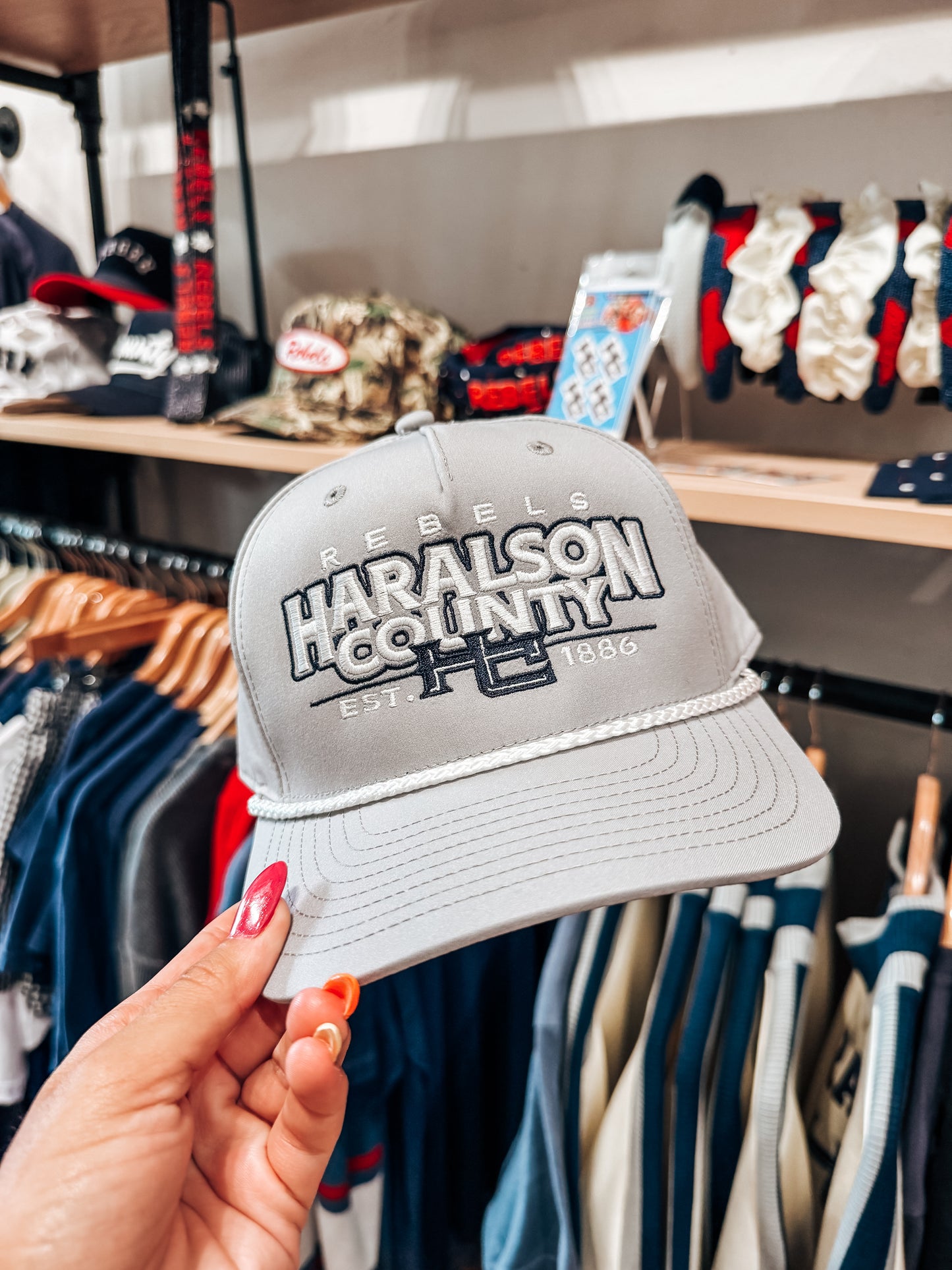 grey haralson county rope hat