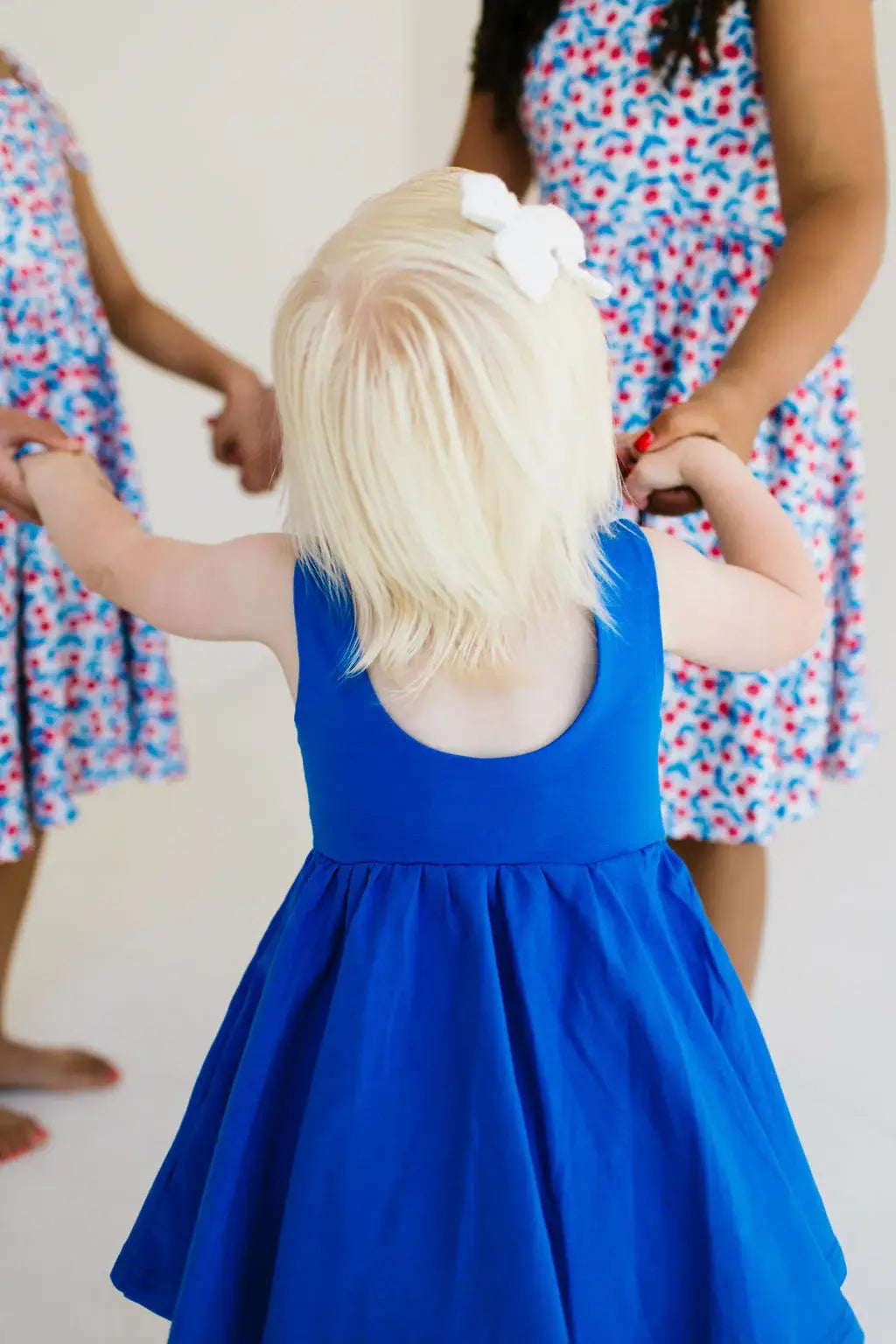 Tank Dress in Deep Sea | girls Pocket twirl Dress