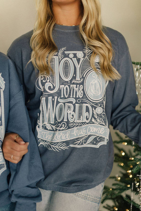 Joy To The World Graphic Long Sleeve
