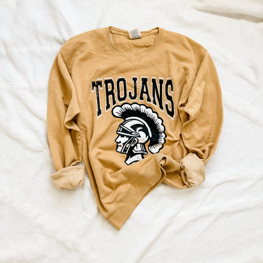 TROJAN gold sweatshirt