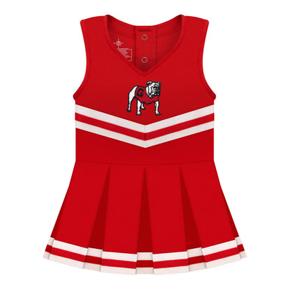 Georgia Bulldogs Cheer Dress Bodysuit