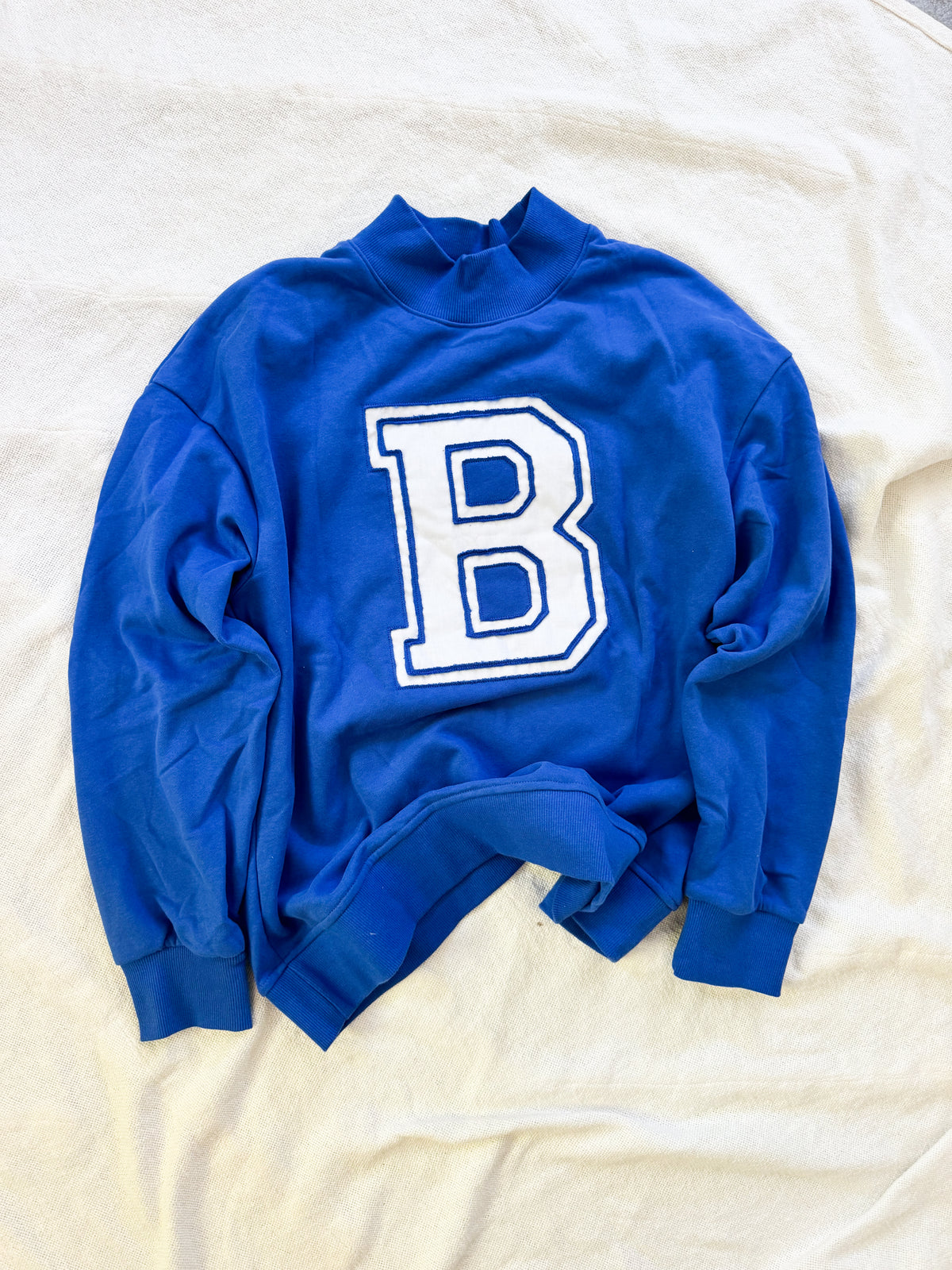 Blue B Mockneck