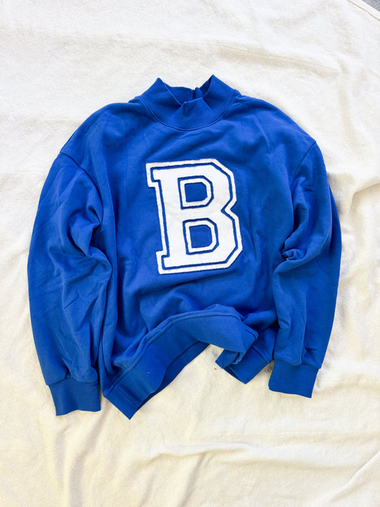 Blue B Mockneck