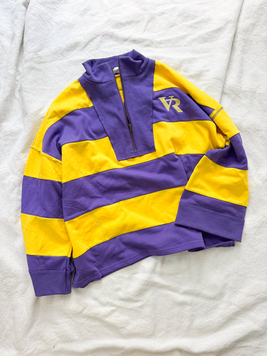 VILLA RICA VARSITY STRIPE PULLOVER