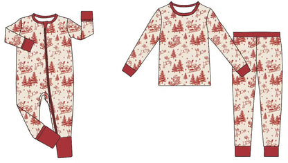 CLASSIC CHRISTMAS bamboo pajamas (PREORDER)