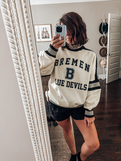 BREMEN COLORBLOCK TURTLENECK PULLOVER