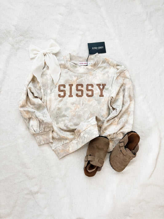 SISSY camo sweatshirt