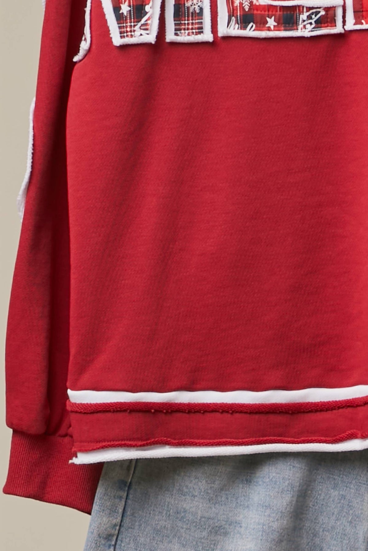 Holiday Merry Christmas Letter Sweatshirt
