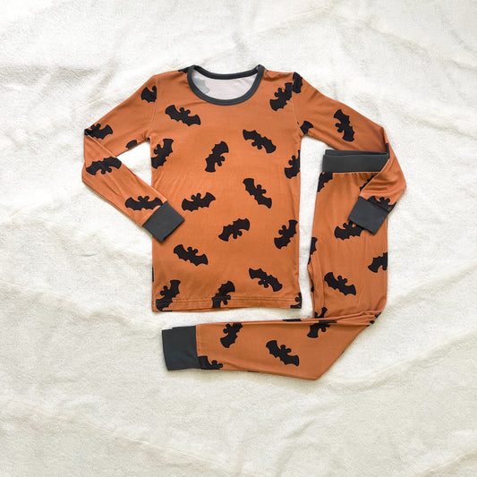 BATTY orange pajamas two piece