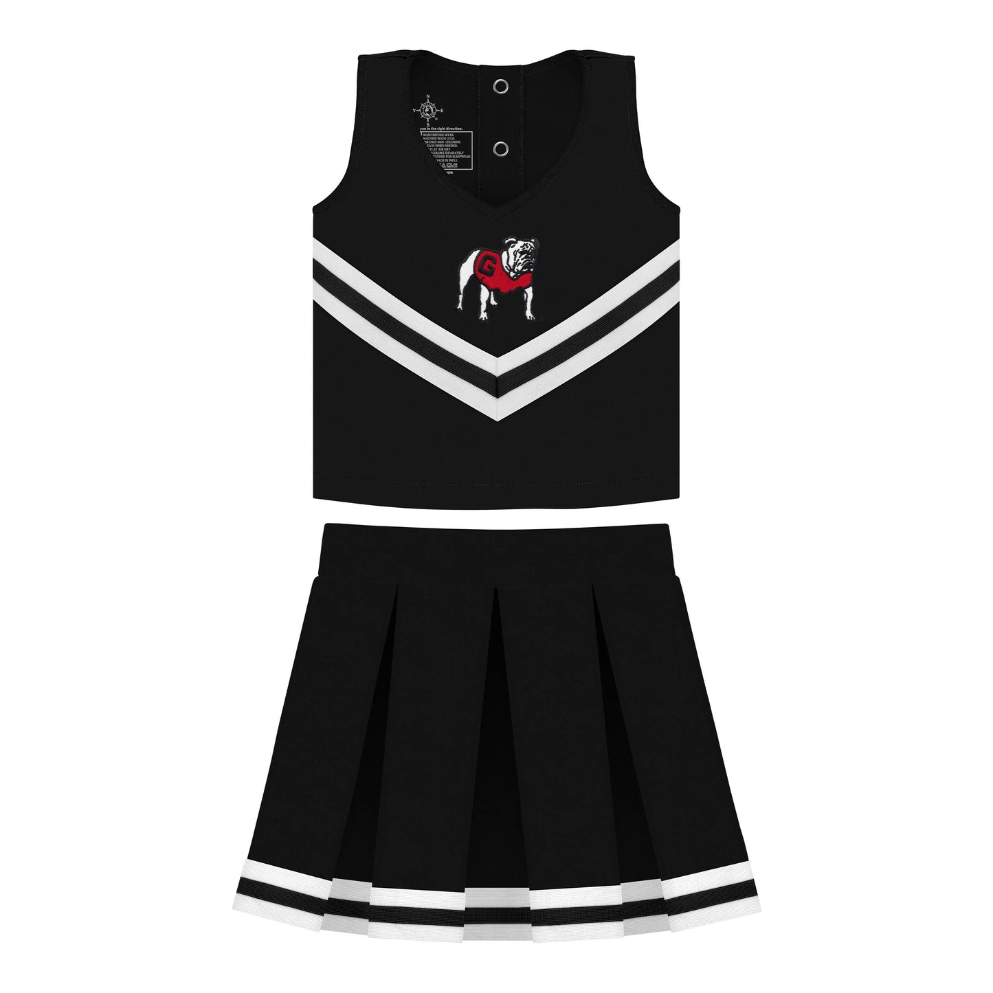 Georgia Bulldogs 3-Piece Girls Cheer Dress