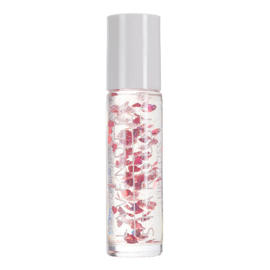 Kissing Glitter Lip Gloss Red Hearts Cherry Stardust