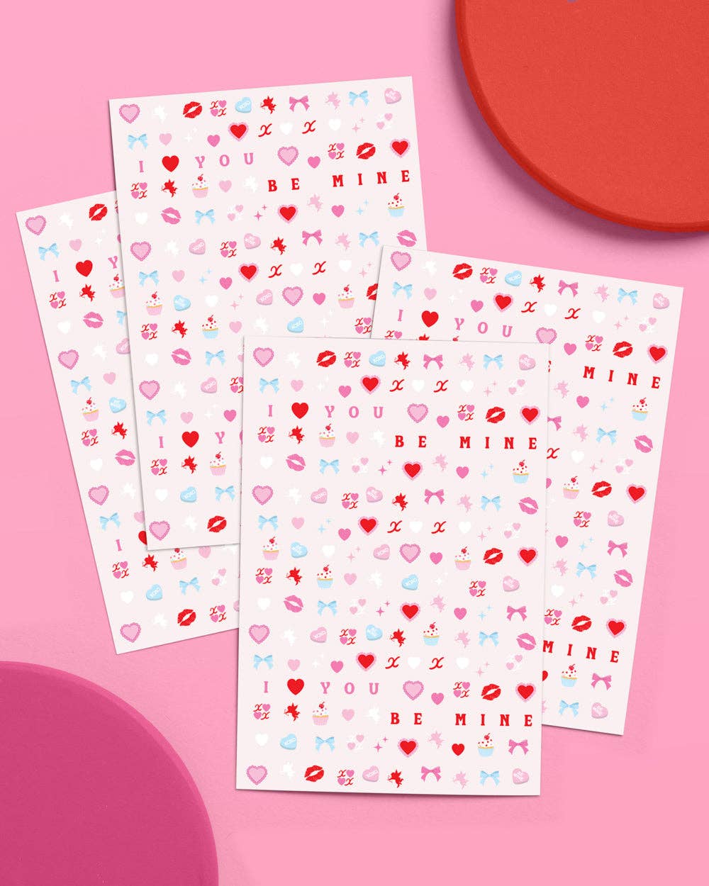 Valentine's Be Mine Nail Stickers | cupid, valentine, V-Day