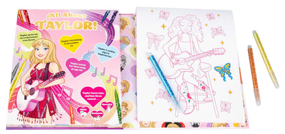 Sparkle with Taylor! A Glitter Coloring Kit by Editors of Silver Dolphin Books