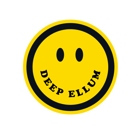 CUSTOM Smiley text sticker