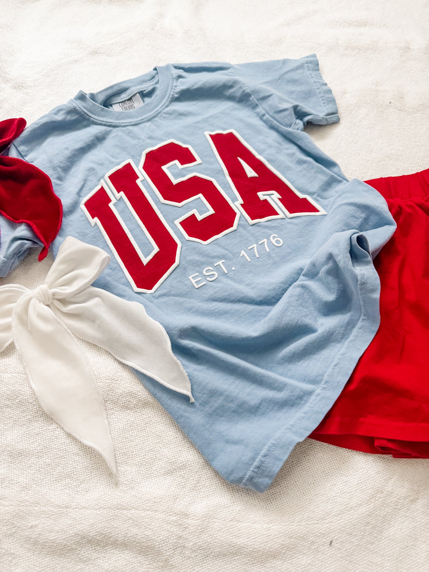 USA 1776 blue tee