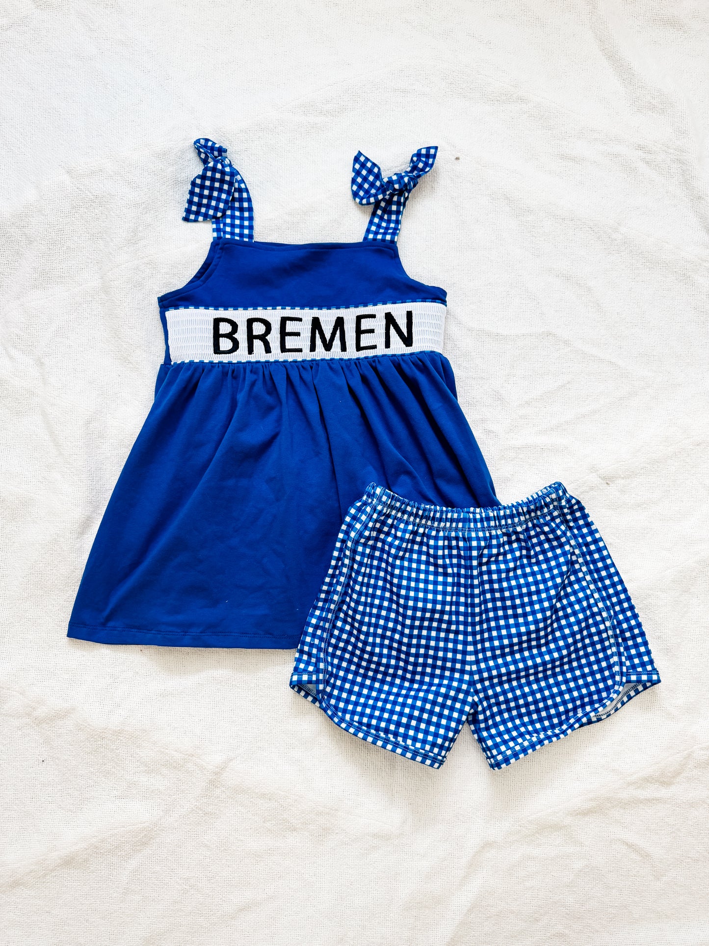BREMEN bow tank smocked set