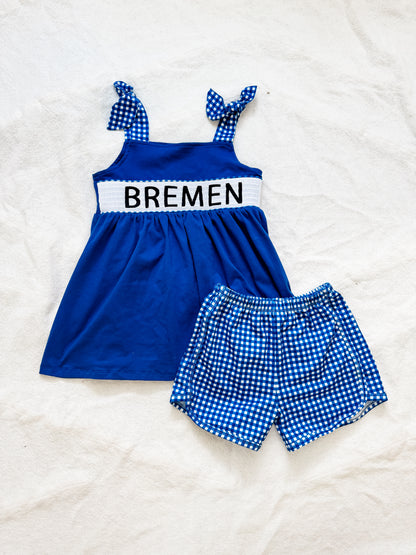 BREMEN bow tank smocked set