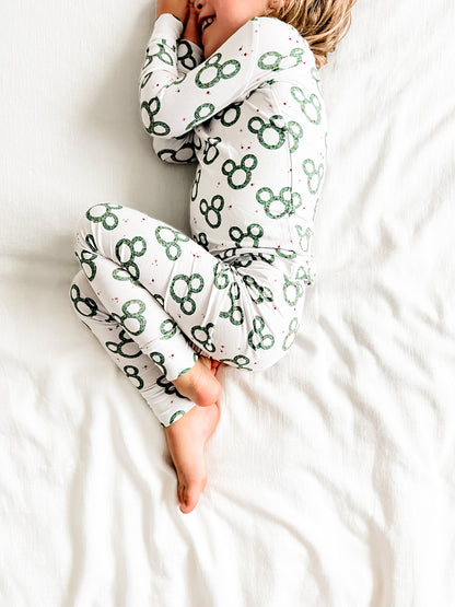 MAGIC WREATH bamboo pajamas two piece