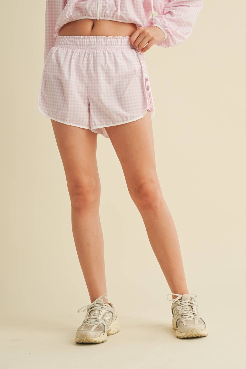 Gingham Print On Point Shorts