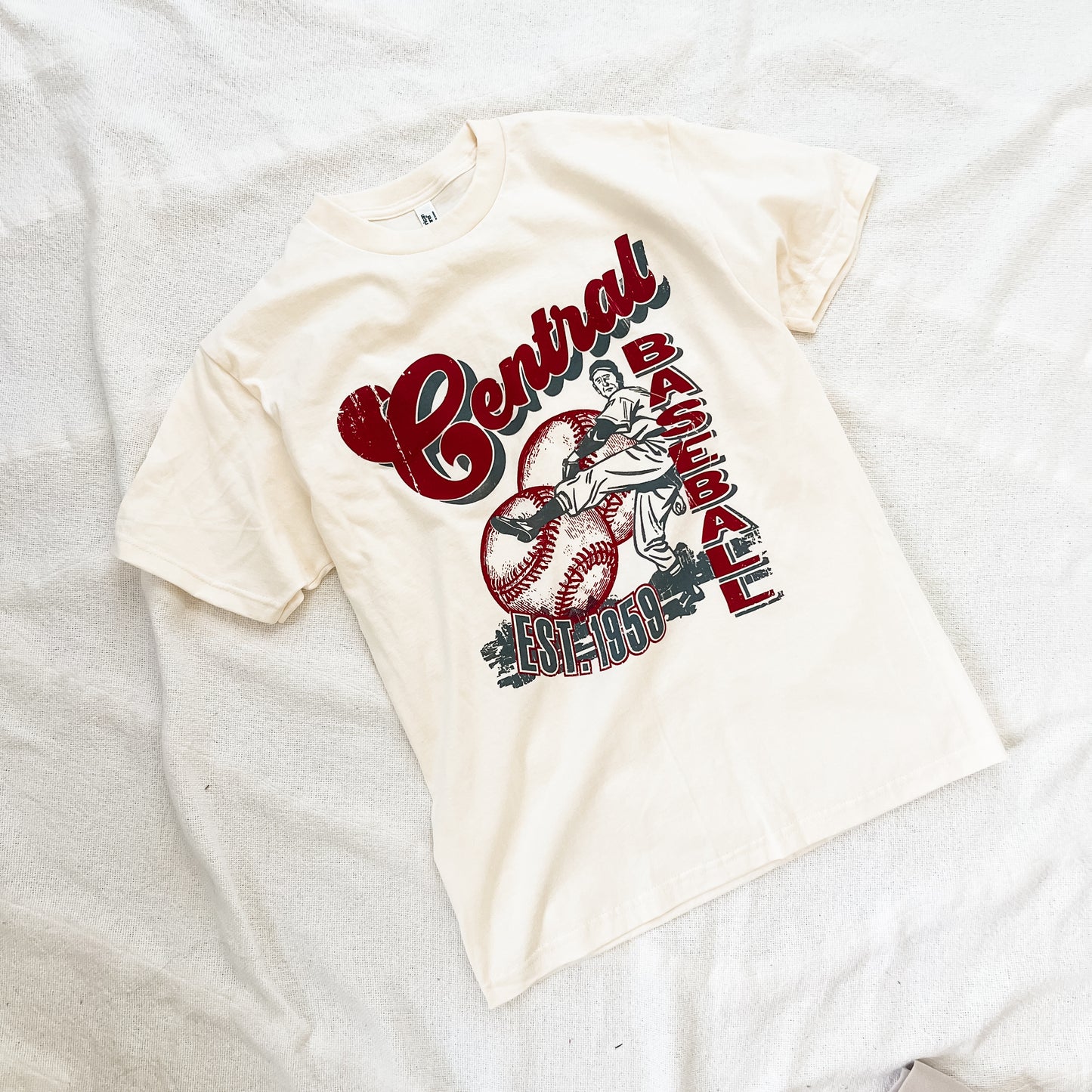 CENTRAL baseball tee