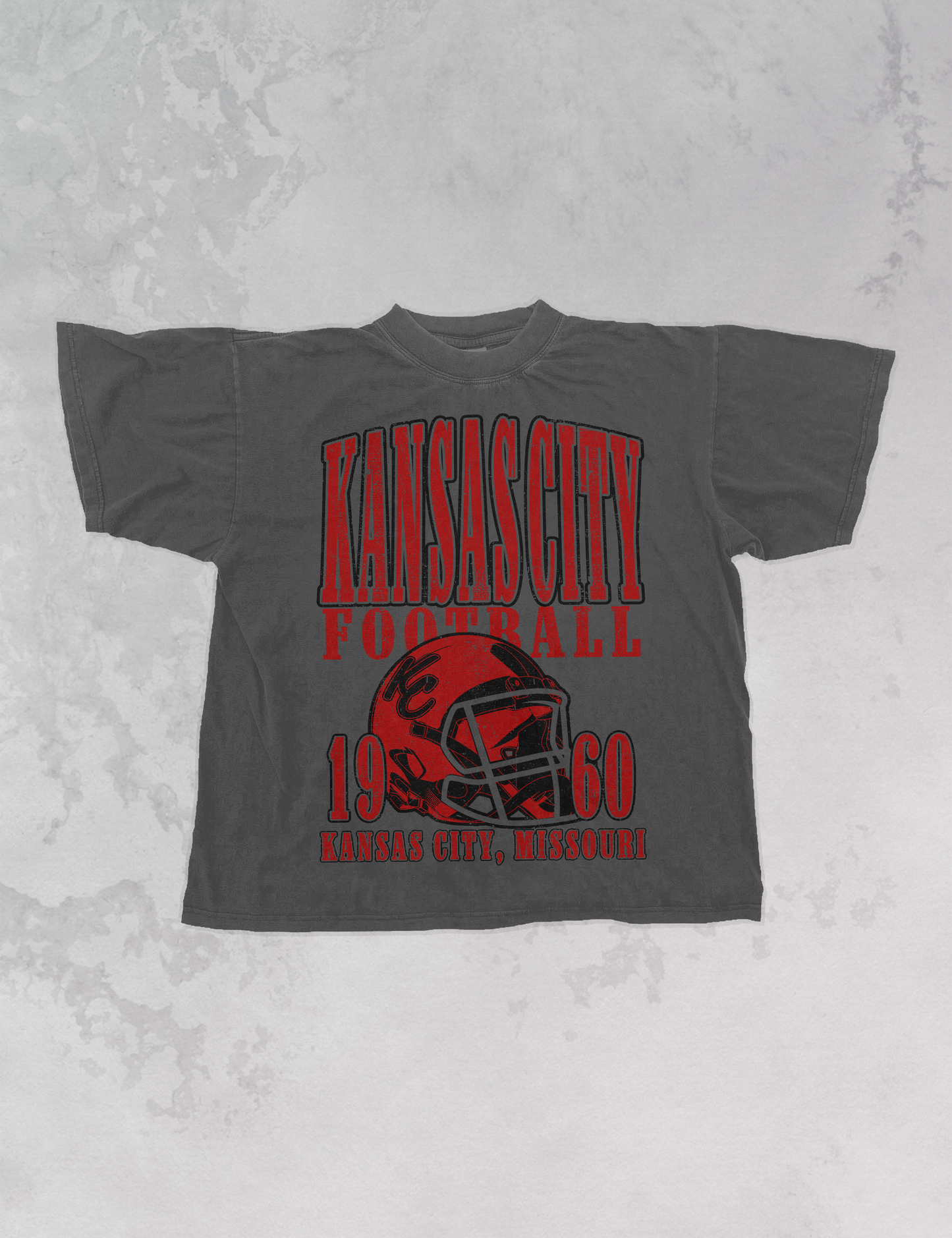 90's Vintage Kansas City Football Oversized TShirt