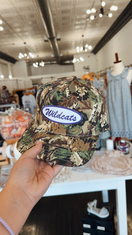 Wildcats Patch Camo Trucker Hat