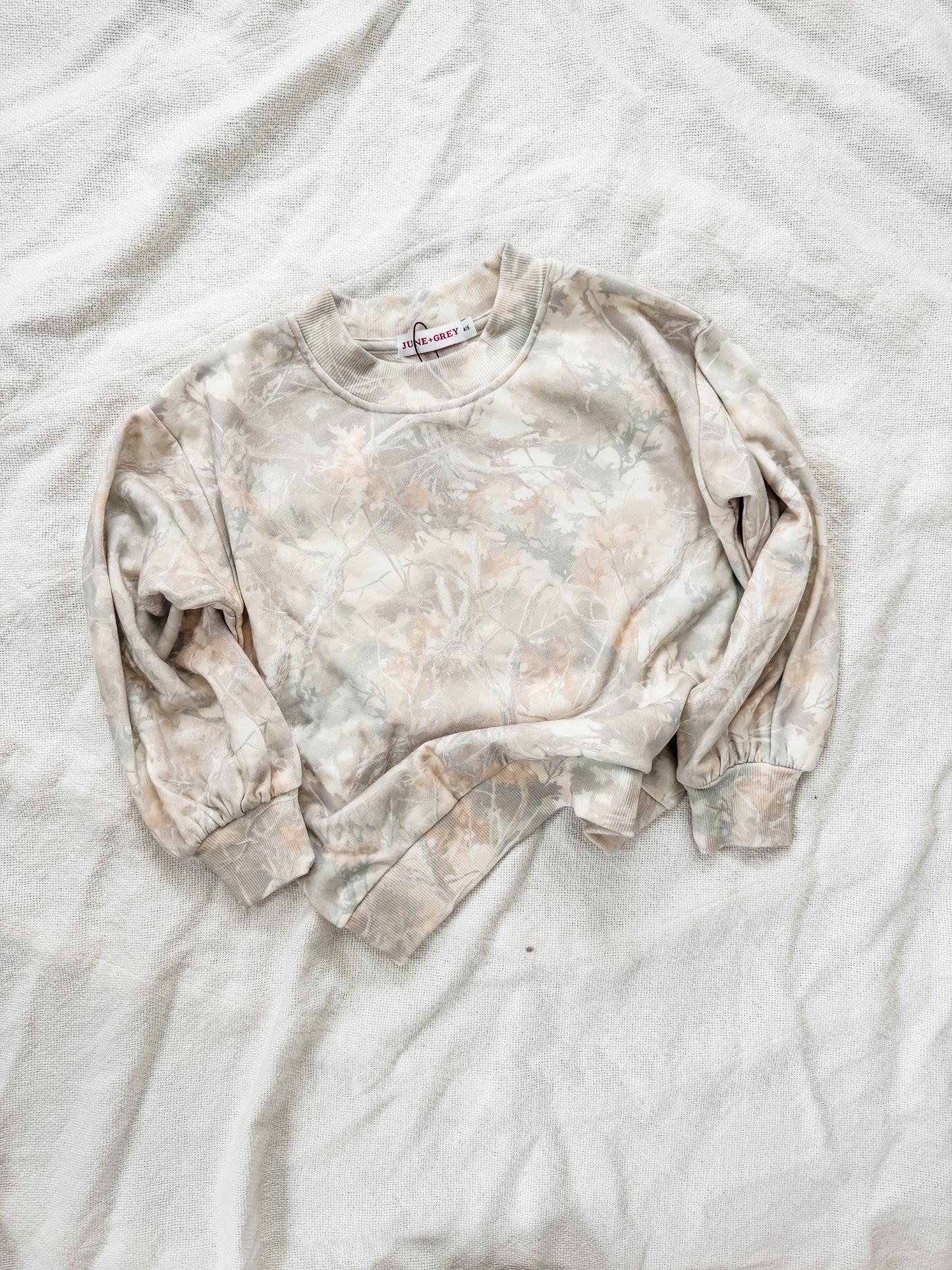light camo sweatshirt