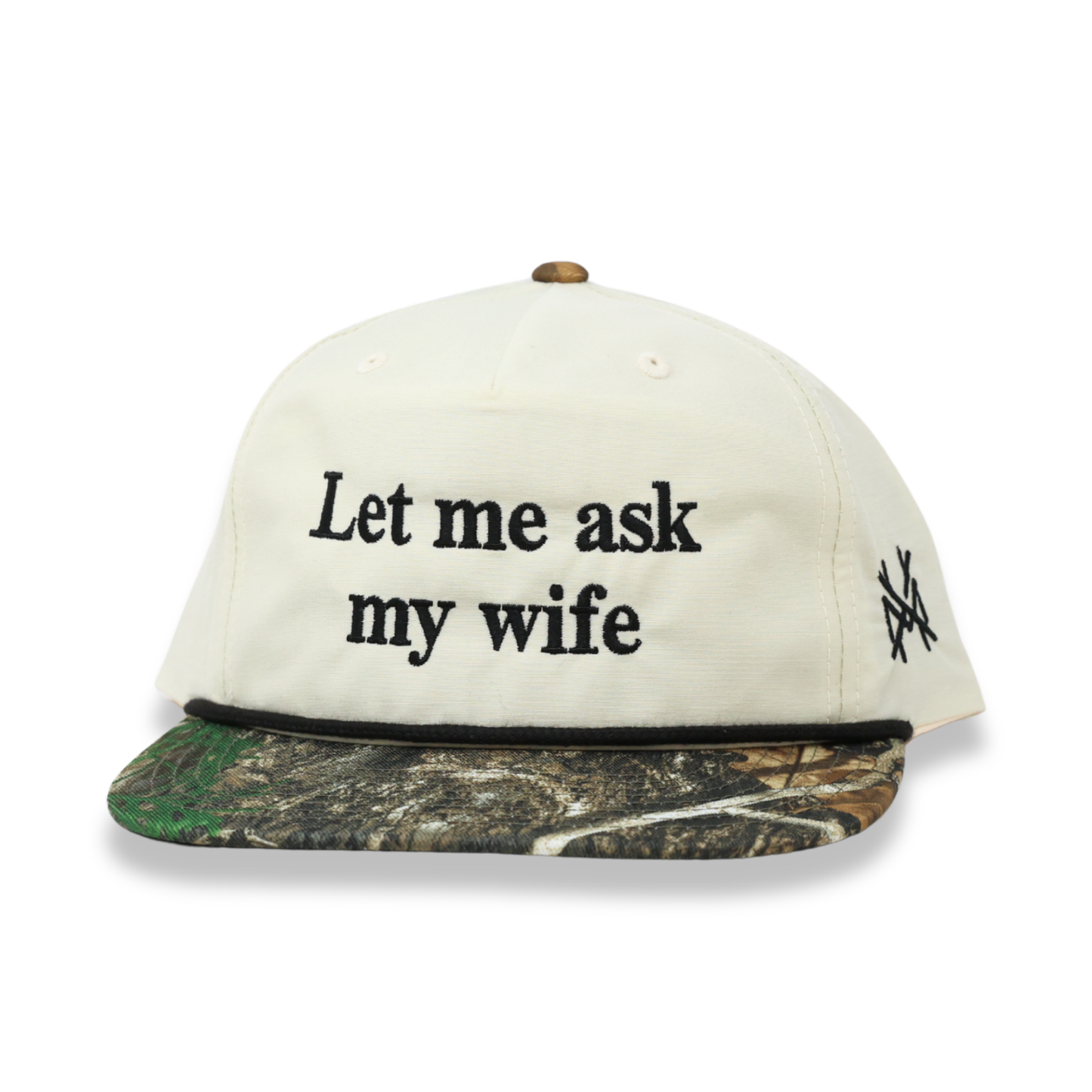 Let Me Ask My Wife Trucker Hat