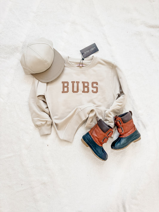 BUBS cream sweatshirt