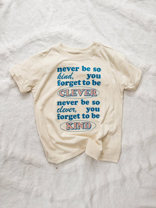 CLEVER & KIND tee