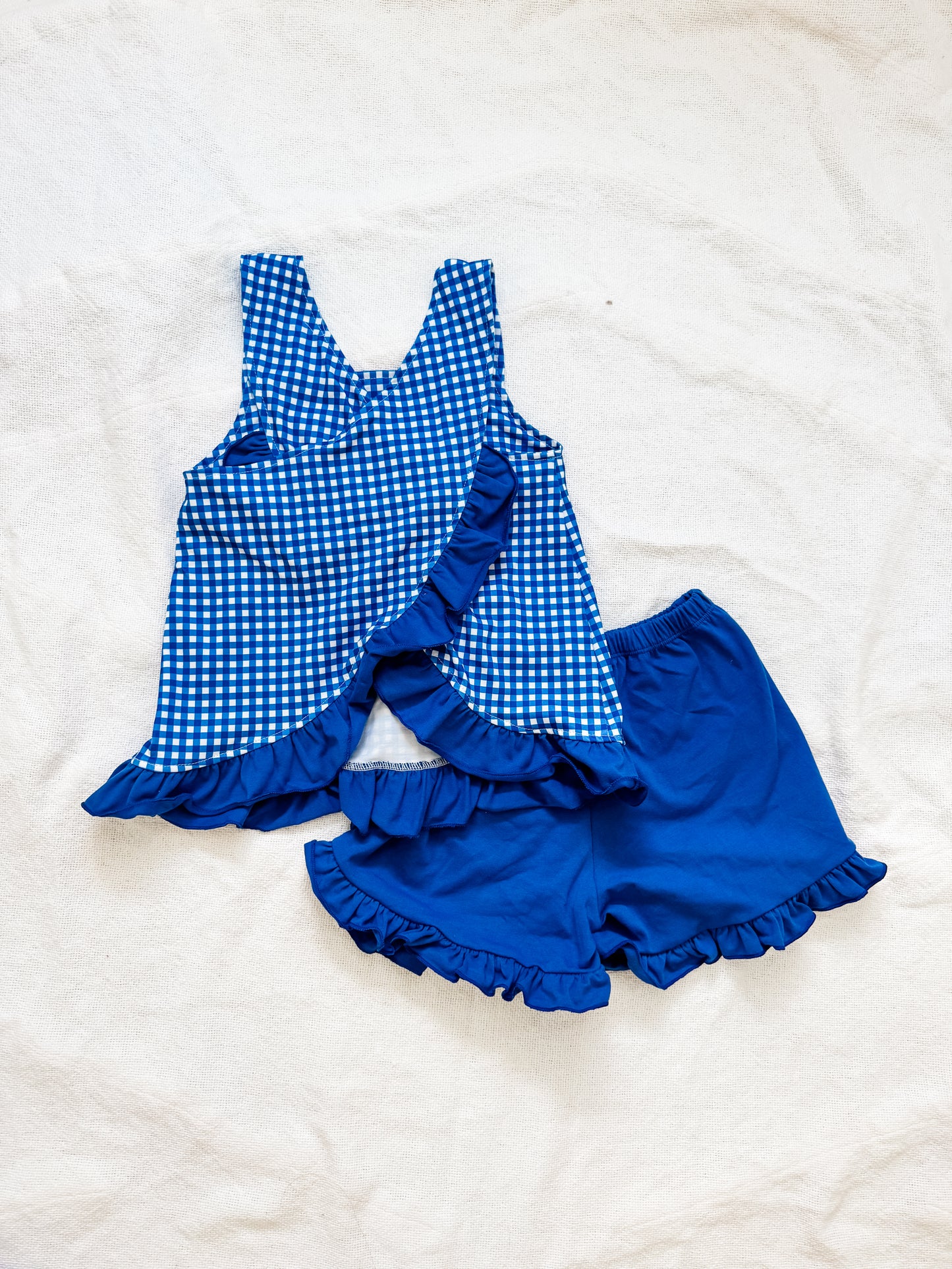 BREMEN criss cross smocked set