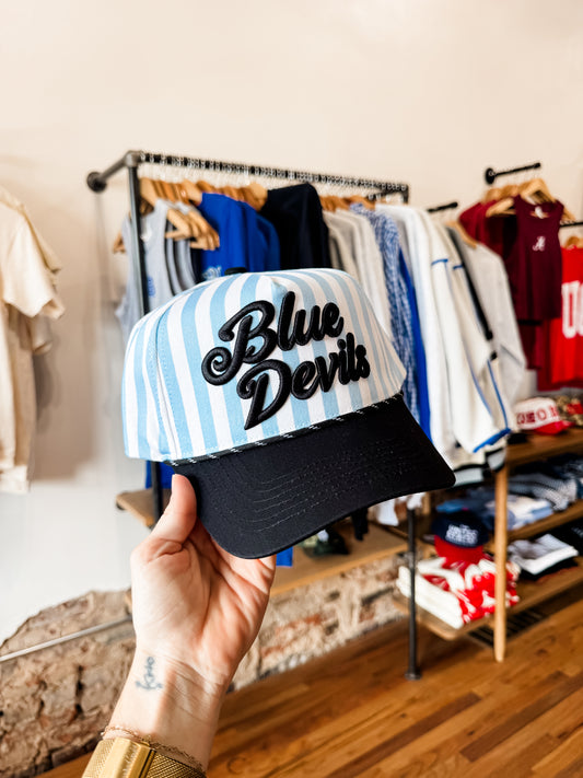 BLUE DEVILS / stripe hat