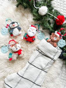 Holiday Itzy Pal™ Plush + Teether: Santa