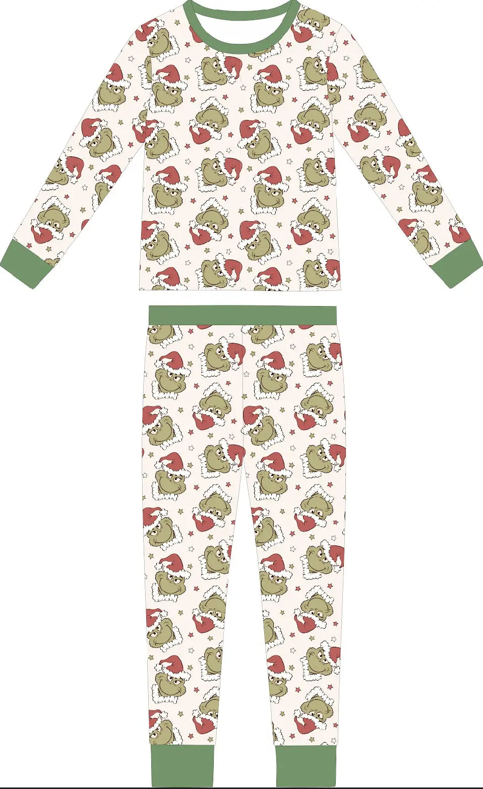 THE MEAN ONE two piece bamboo pajamas