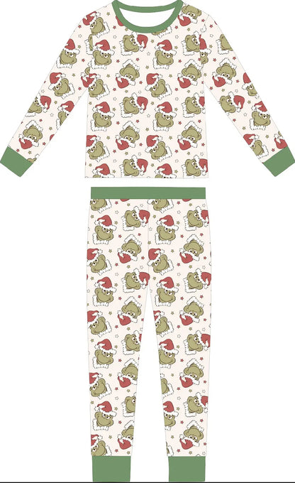 THE MEAN ONE two piece bamboo pajamas