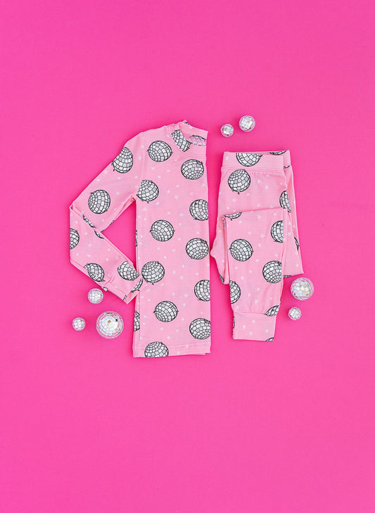 NYE DISCO (PINK) pajamas two piece