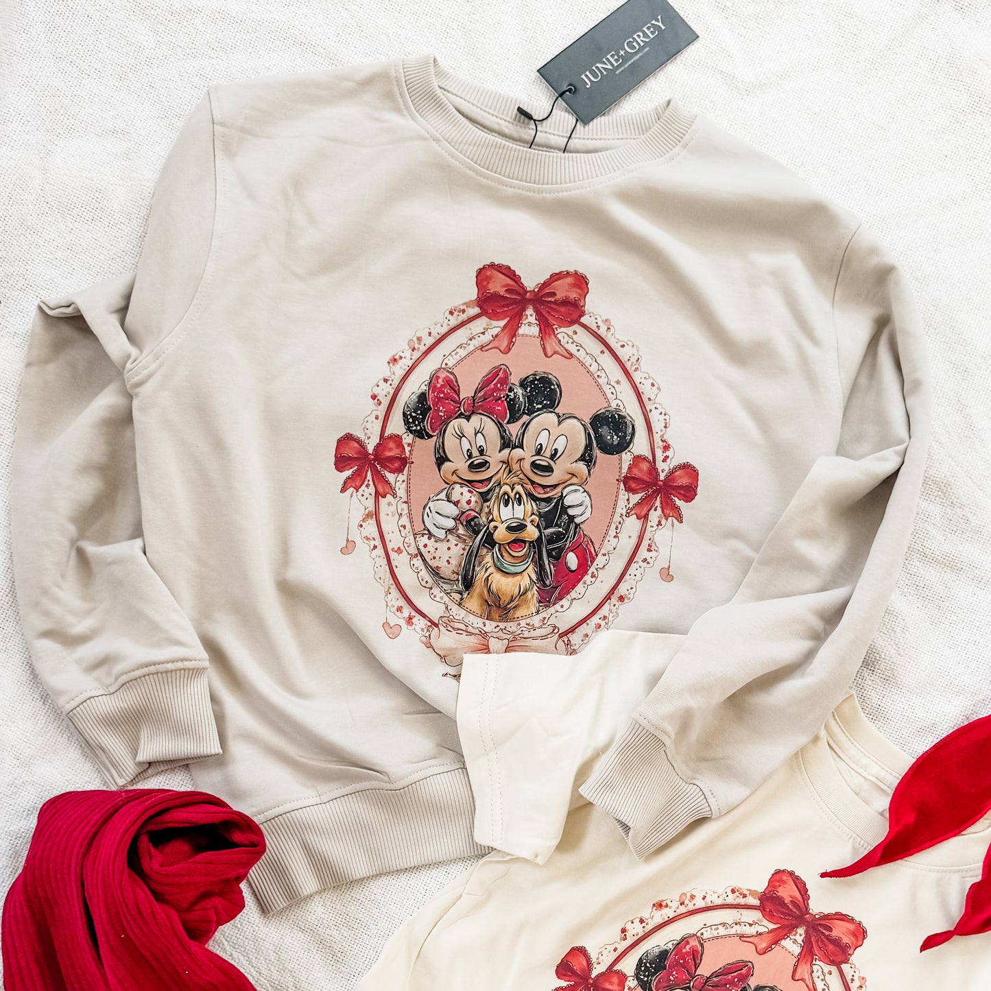 mouse family love sweatshirt