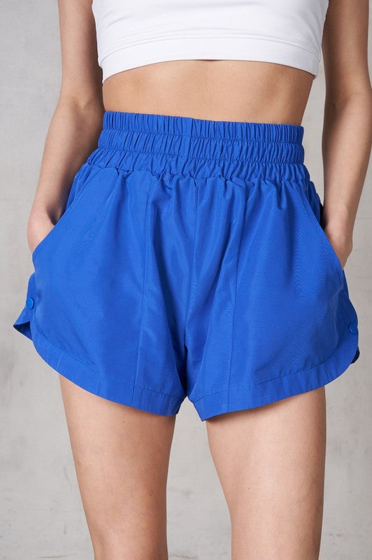 BLUE DEVIL snap shorts