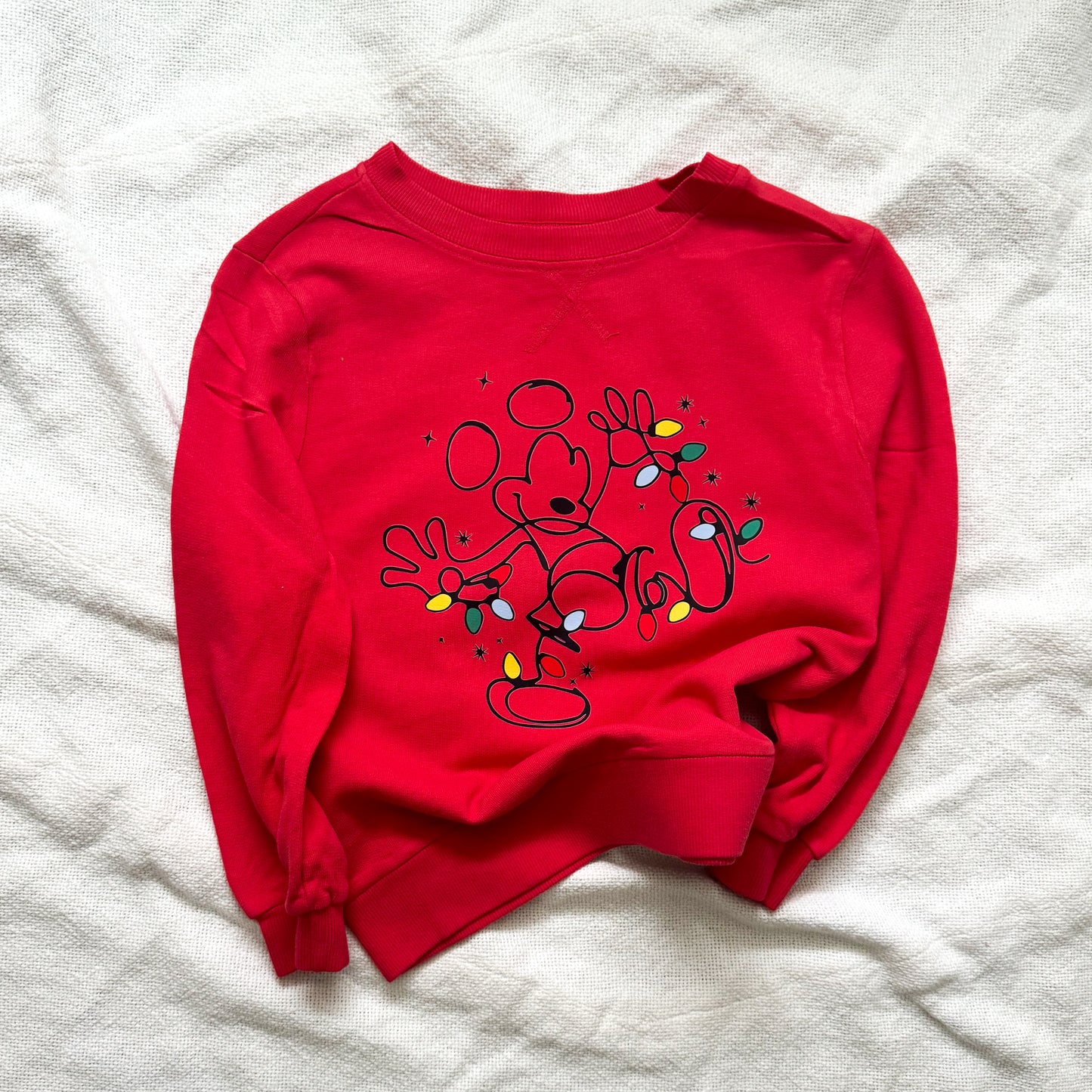 BOY MOUSE lights sweatshirt