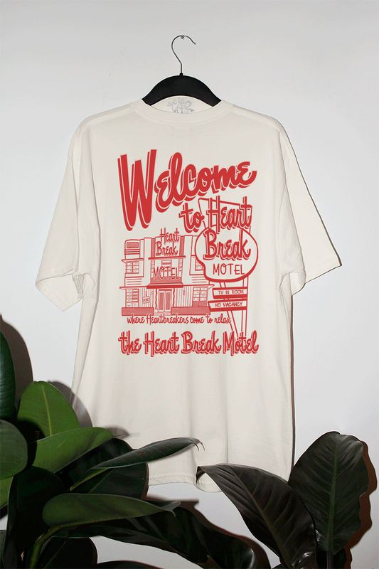 Heart Break Motel, Valentine's Day Oversized TShirt