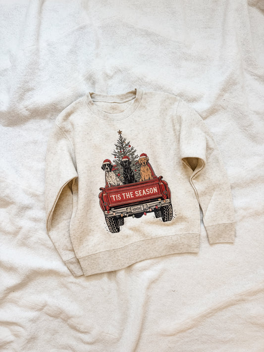 Christmas dogs sweatshirt