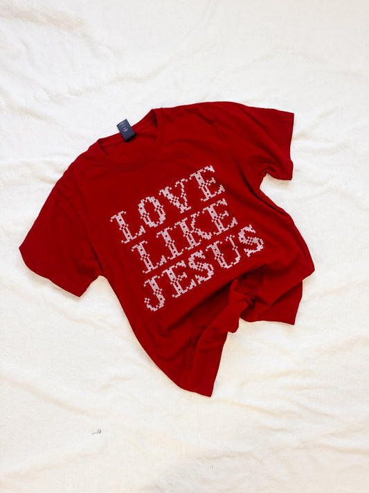 LOVE LIKE JESUS Christmas tee
