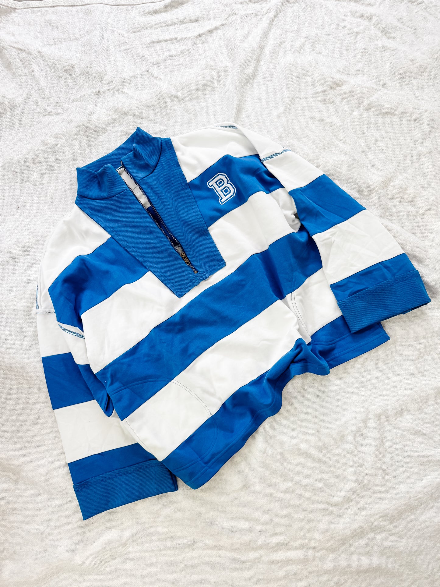 BREMEN VARSITY STRIPE PULLOVER