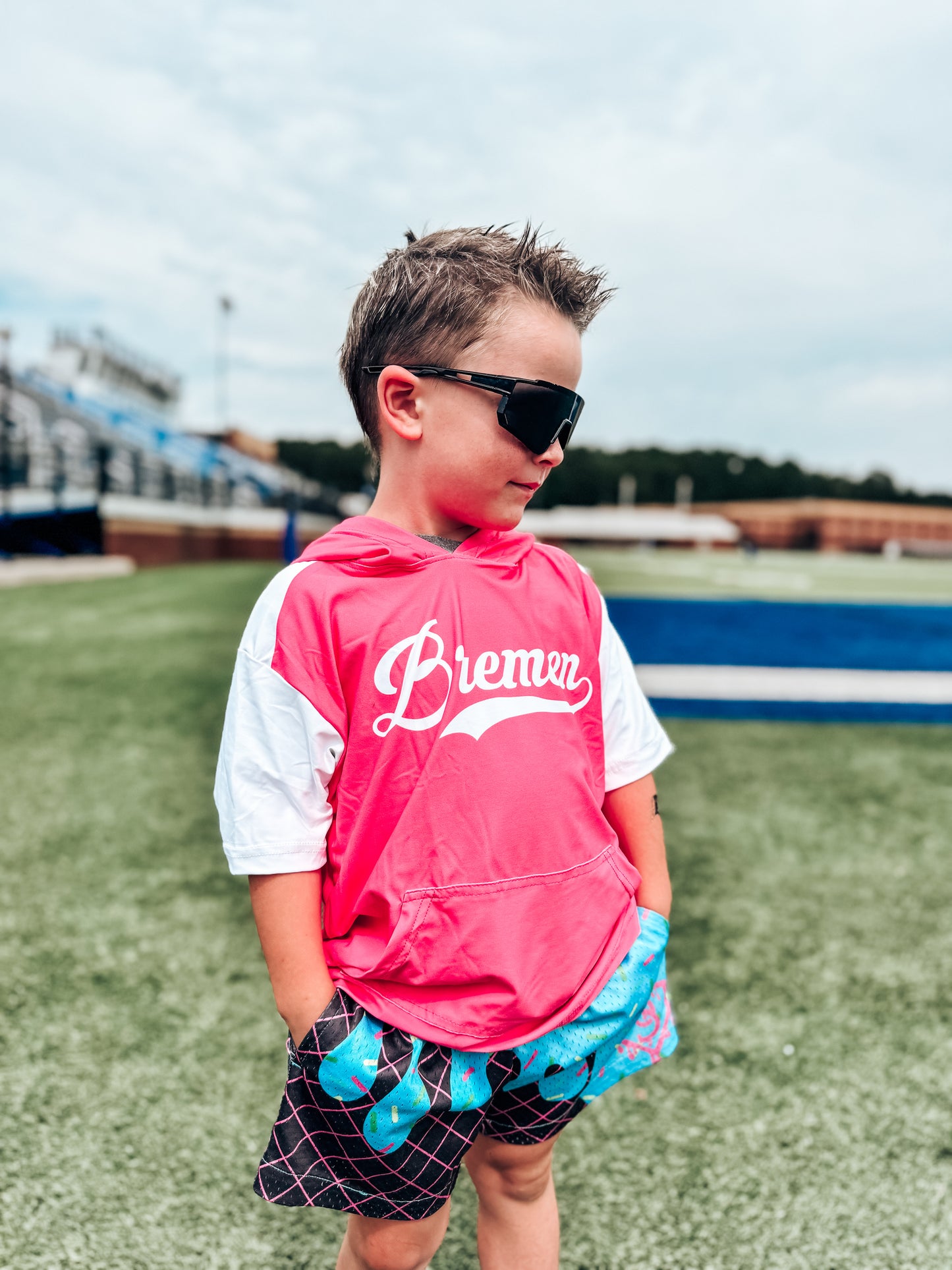 Bremen PINK OUT athletic pullover (preorder)